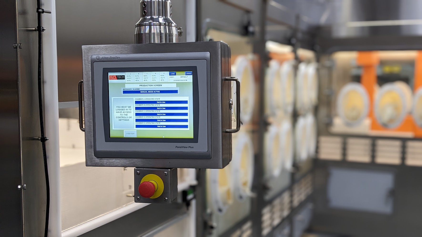 HMI Screen Interface